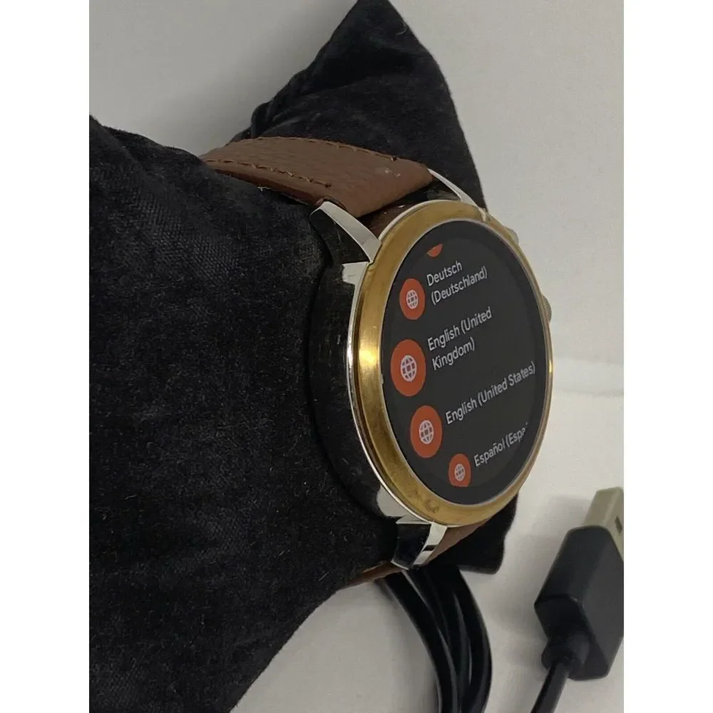 Fossil Gen 4 Authentic Digital Dial Smart Watch Custom Band FTW6016 AB376